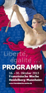 Programm Französische Woche Heidelberg 2015